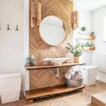 salle de bain scandinave en bois