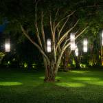 Eclairage extérieur de jardin avec suspension lumineuse - Cholet 49