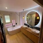Salle de bain, baignoire ilot