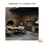 ☀️🍽️ Créez une cuisine extérieure de rêve avec La Maison des Travaux Cenon & Le Bouscat ! 🌿✨