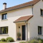 maison en crépi