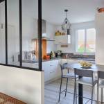 Verrière intérieure sur demi-cloison en plâtre - Bourg-en-Bresse 01