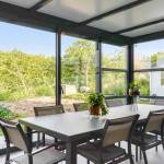 Véranda en appui angle extérieuren aluminium