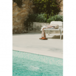 Plage de piscine à Ornans