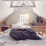 Chambre parentale combles Sud Gironde