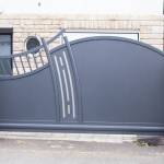 Portail aluminium autoportant