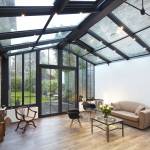 Véranda aluminium façon atelier