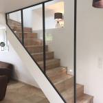 Rénovation d'escalier verrière