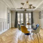 rénovation appartement parquet moulures