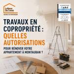 Autorisations pour rénover un appartement - Montauban 82