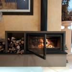 Cheminée bois à foyer fermé