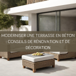 Moderniser une terrasse en béton : Conseils de rénovation et de décoration