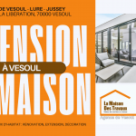 Extension de maison à Vesoul avec La Maison Des Travaux. Rénovation sur-mesure avec Gérald Schneider, courtier en travaux local.