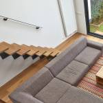 Escalier à limon central