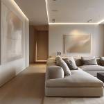 Ambiance Quiet Luxury dans un salon