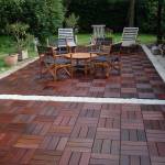 Terrasse en caillebotis