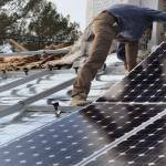 Installation de panneaux solaires