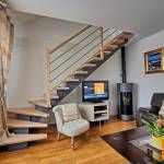 Création d'un escalier en bois, imitation métal, à Brunoy (91800)