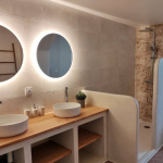 Salle de bain en béton ciré