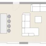 Plan salon rectangulaire