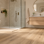 Sol stratifié salle de bain