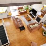 salons chauds et élégant, moderne