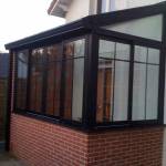 Petite véranda en brique et aluminium - Nantes 44