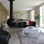 Rénovation maison avec deux baies vitrées ouverture battante