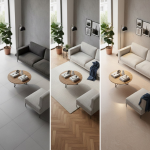 3 revêtements de sols - 3 ambiances