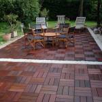 Terrasse en caillebotis