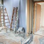 chantier rénovation murs