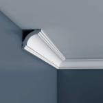 Décoration intérieure avec corniche de plafond en polystyrène à motif géométrique - Cholet 49