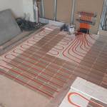 installation d'un chauffage au sol