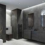 salle de bain béton ciré