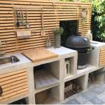 meubles pour une cuisine extérieure
