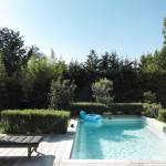 Piscine semi-enterrée 