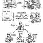 Aménagement cuisine process