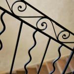 Rampe d'escalier en fer