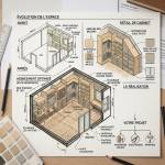 Conception 3D d'un dressing sur mesure aux Sables-d'Olonne — Avant et Après