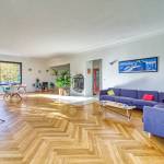 Pose en chevron pour ce parquet massif 