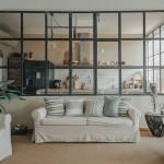 Verrière intérieure entre le séjour et la cuisine