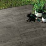 Terrasse grès cérame façon bois