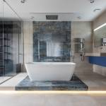 Salle de bain rénovée à Deauville