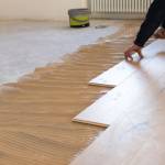 Pose de parquet contrecollé