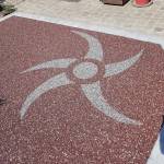 Moquette de pierre - motif étoile de mer -