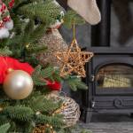 poele à bois noel