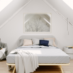 aménagement chambre mansardée