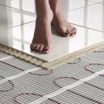 Chauffage au sol avec revêtement carrelage