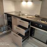 Rénovation de cuisine linéaire après travaux
