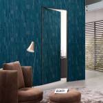 Porte invisible décorée